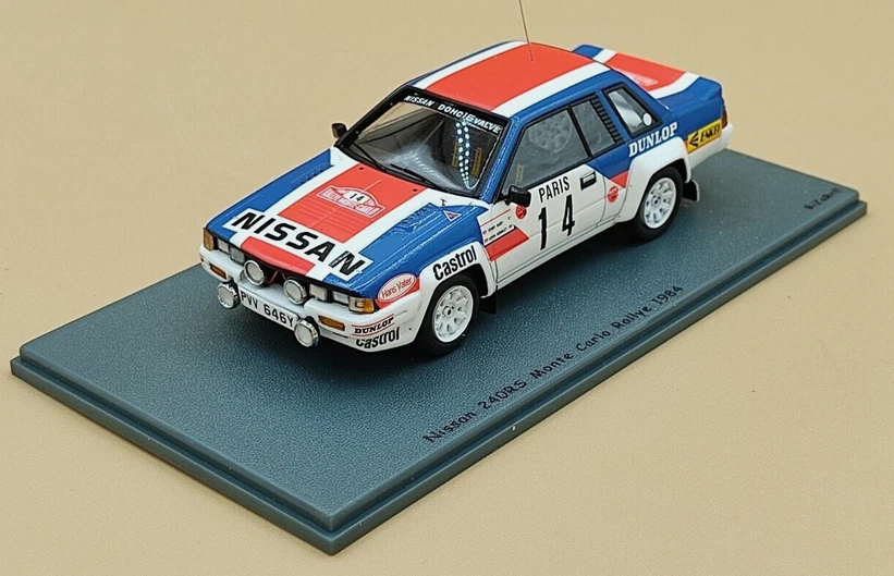 BIZARRE, NISSAN 240 RS #14 Rally di Monte Carlo 1984 T. KABY-K. GORMLEY, 1/43... - Immagine 2 di 4