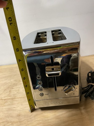 Krups 2-slice Toaster KH732D - Polished And Brushed Stainless Steel Works! - Picture 10 of 13