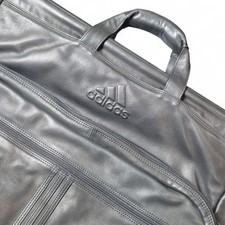 Adidas Bolso de Ropa de Cuero Negro Traje de Viaje Portador Colgante Equipaje de Negocios