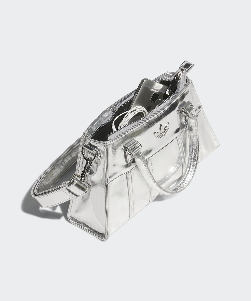 ★adidas★ Airliner Handle Bag Silver JP0405 adidas] Airliner handle bag JP0405 Silver | eBay