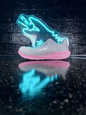 Altra Torin 8 Zero Drop Women s Walking Gym Running Shoes Sneakers Grey Pink - 8