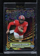 2023 Alumination Rookie Card Edition Swirl Rainbow Foil 30/75 Cameron Rising v9t. rookie card picture