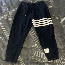 Thom Browne Joggers Classic 4 Bar Sweatpants Mens Sz 2 M Japan Made Flaw
