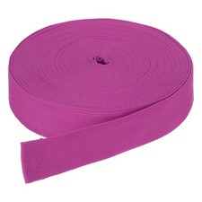 25Yard x 1 1/2" Width Nylon Webbing Strap Poly Flat Webbing Strapping Rose Red