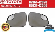 Toyota Genuine RAV4 4Runner Heated Left & Right Side View Mirror Glass Set OEM