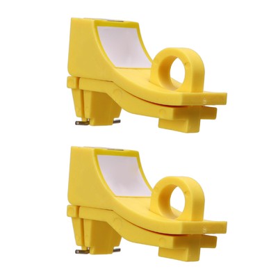 2x Miniature Circuit Breaker Lockout High Mechanical Strength Nylon Pin Out C CB