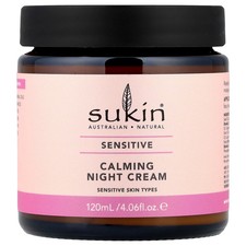 Calming Night Cream, Sensitive Skin Types, 4.06 fl oz 120 ml 
