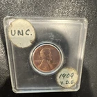 1909 VDB Lincoln Wheat Cent Penny UNC