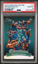 2023 Panini One and One Brandon Miller Downtown RC PSA 10 Gem Mint