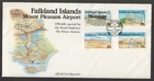 1985 Falkland Islands Mount Pleasant Airport FDC. First day cover. SG 501-504