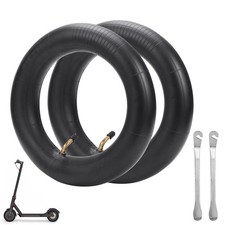 2-Pack 10x2.50 Thicker Inner Tubes for Electric Scooters and Small, black