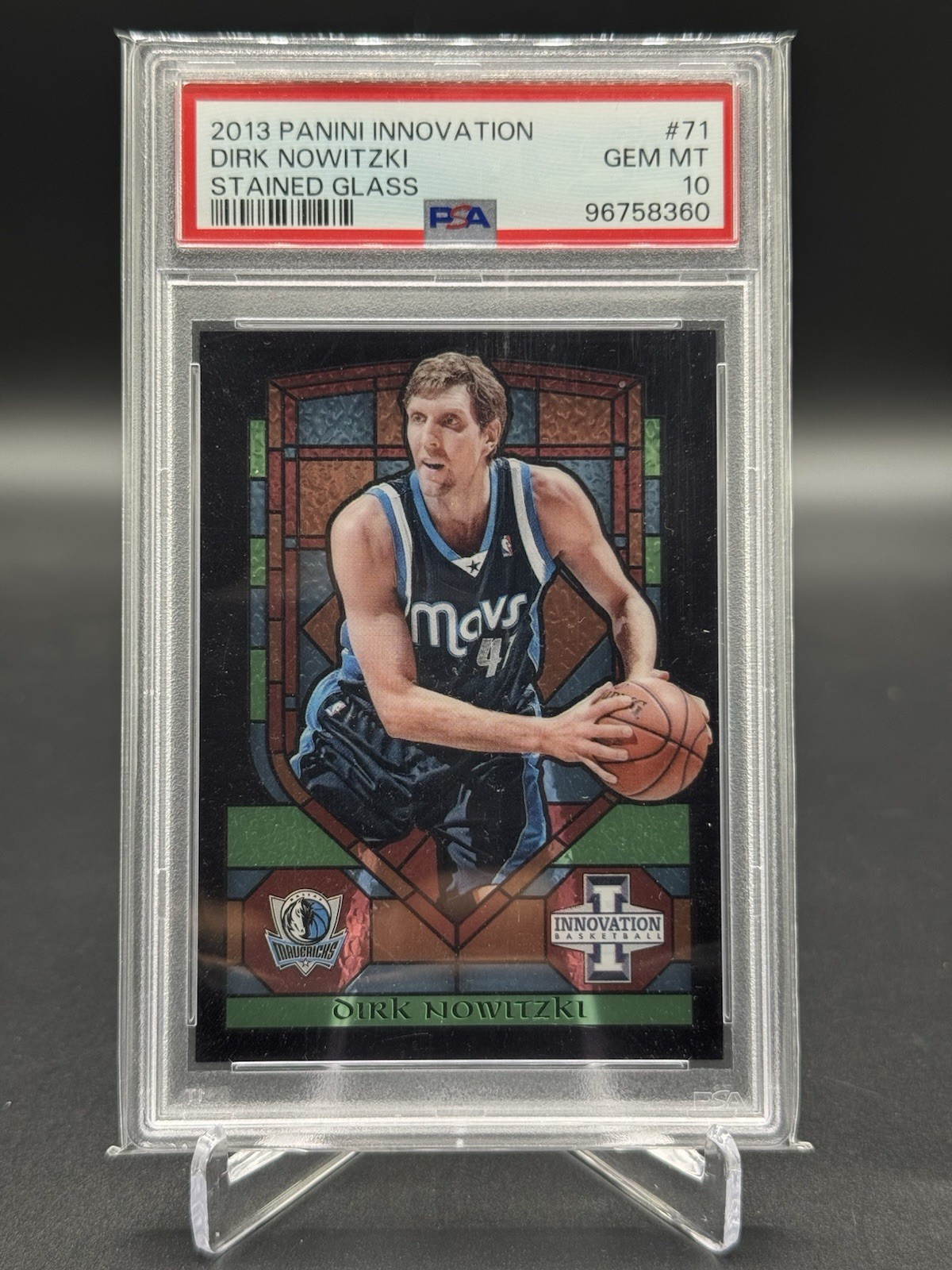 2013-14 Panini Innovation - Stained Glass Dirk Nowitzki #71