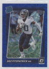 2021 Panini Donruss Optic Rated Rookie Blue Scope Prizm Dez Fitzpatrick #236 uk2