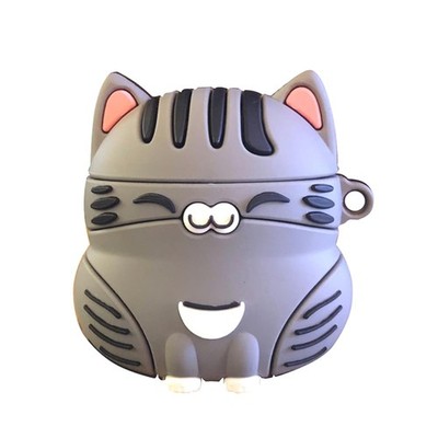 Earphone Case for AirPods Pro 3, Cute Sitting Smiling Happy Lucky Cat Case So...