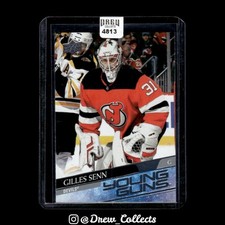 2020-21 Upper Deck #453 Gilles Senn New Jersey Devils Young Guns