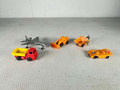 Vintage Ü-Ei Autos Rennwagen Bagger Laster Flugzeug Starfighter Kipper Orange