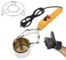 Lead Melting Pot, Lead Melting Pot for Fishing  Bullets Molds Kit. Electric Mel