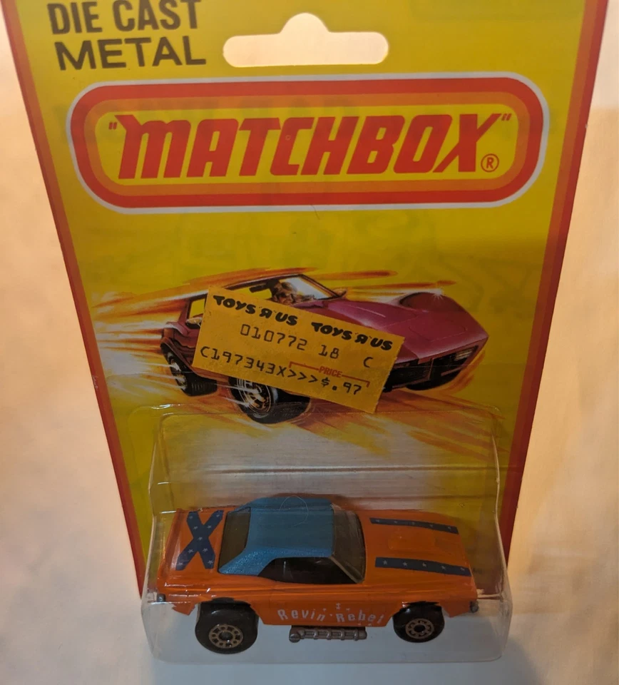 1982 Die Cast Metal No. 1 Revin' Rebel Blue Top Lesney Superfast Made in ENGLAND - Image 2 of 4