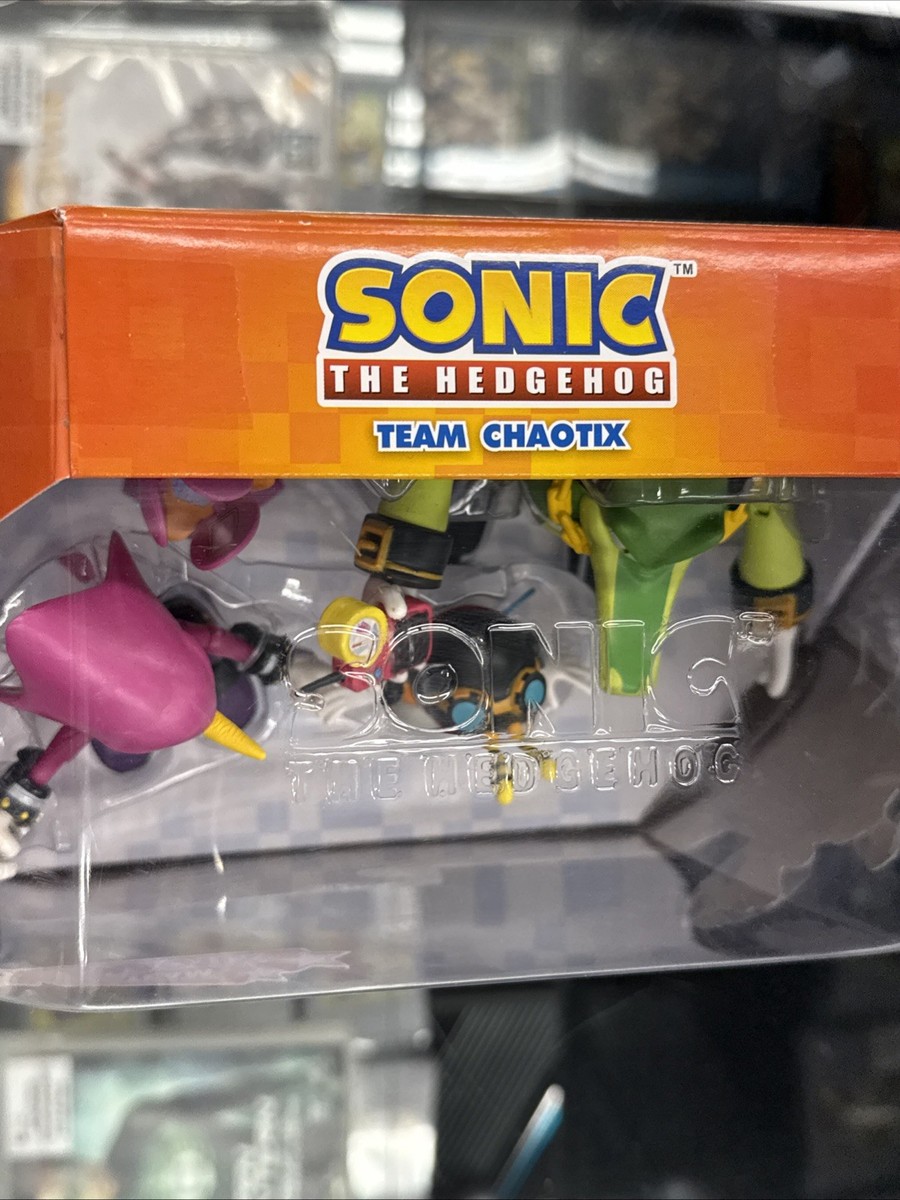 Sonic The Hedgehog Team Chaotix Figure Set Charmy Bee Espio Vector