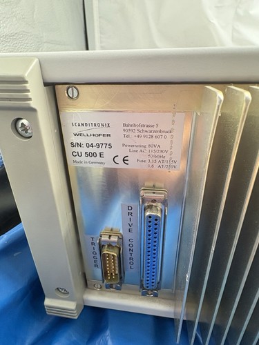Wellhofer CU 500E Dual Processor Based Control Unit w/Power Cord - USED - Picture 4 of 4