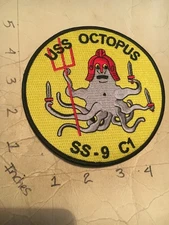 US NAVY USS Octopus SS-9 C1 Submarine Patch 8/1/25