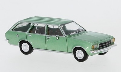 PCX Premium Classics PKW Opel Rekord D Caravan, metallic-hellgrün, 1972 870022