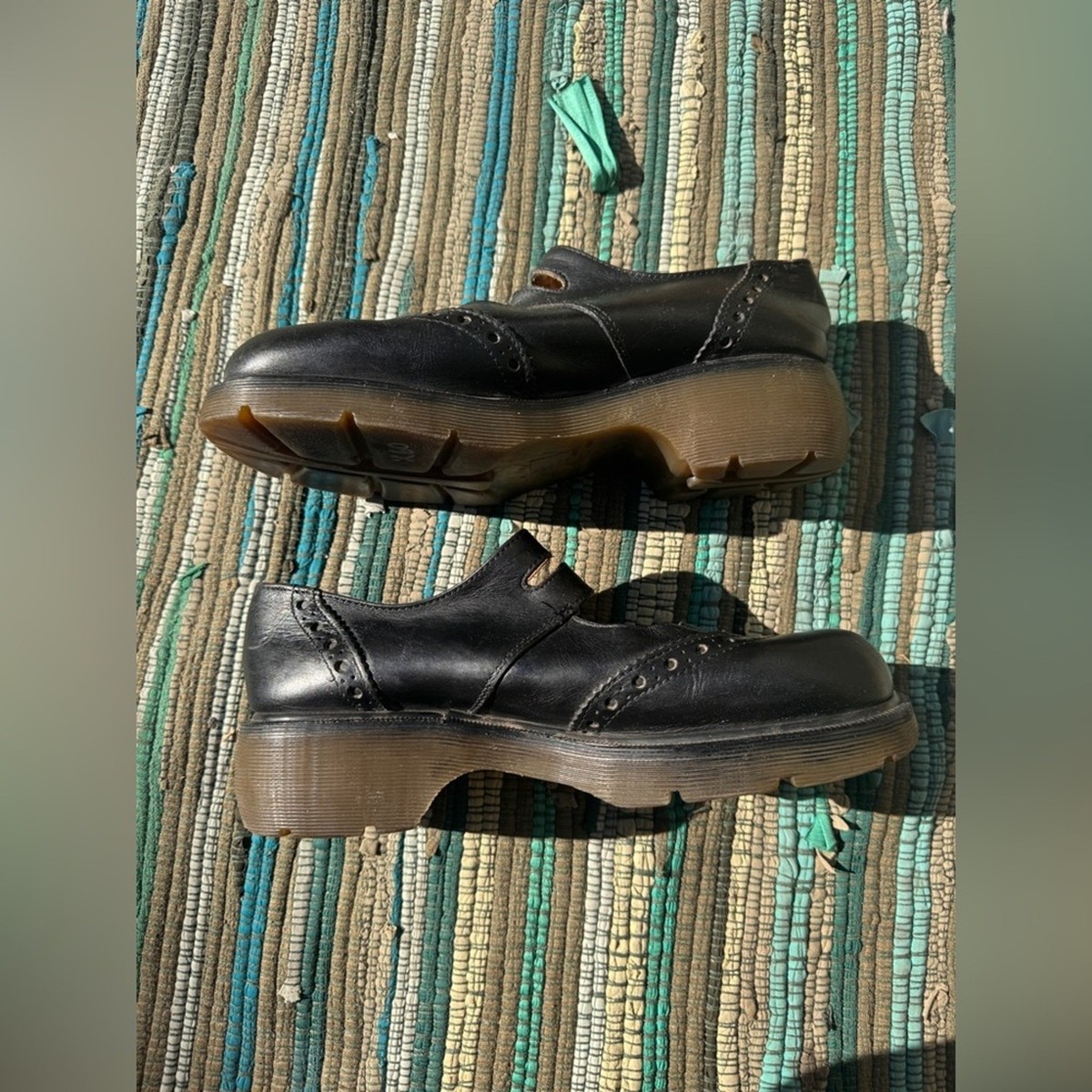 ドクターマーチン　メリージェーン　イングランド製　英国　ヴィンテージ　90'S 90s Vintage Made in England Doc Martens Black Mary Jane Shoes Sz