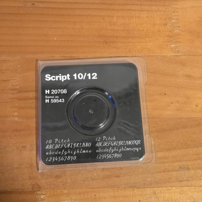 Smith Corona Script 10/12 Pitch H20708 Replaces H 59543 Typewriter Daisy Wheel