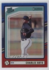 2024 Panini Donruss Rated Prospects Red & Blue Charlee Soto #163 0i4k
