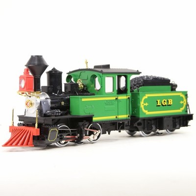2of2 LGB 2017D G Scale 0-4-0 Steam Locomotive W/ Lights & Smoke DC Powered