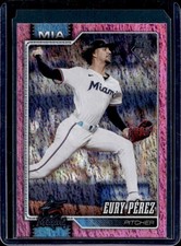 2026 Topps Eury Perez Pink Holo Foil #285 Marlins