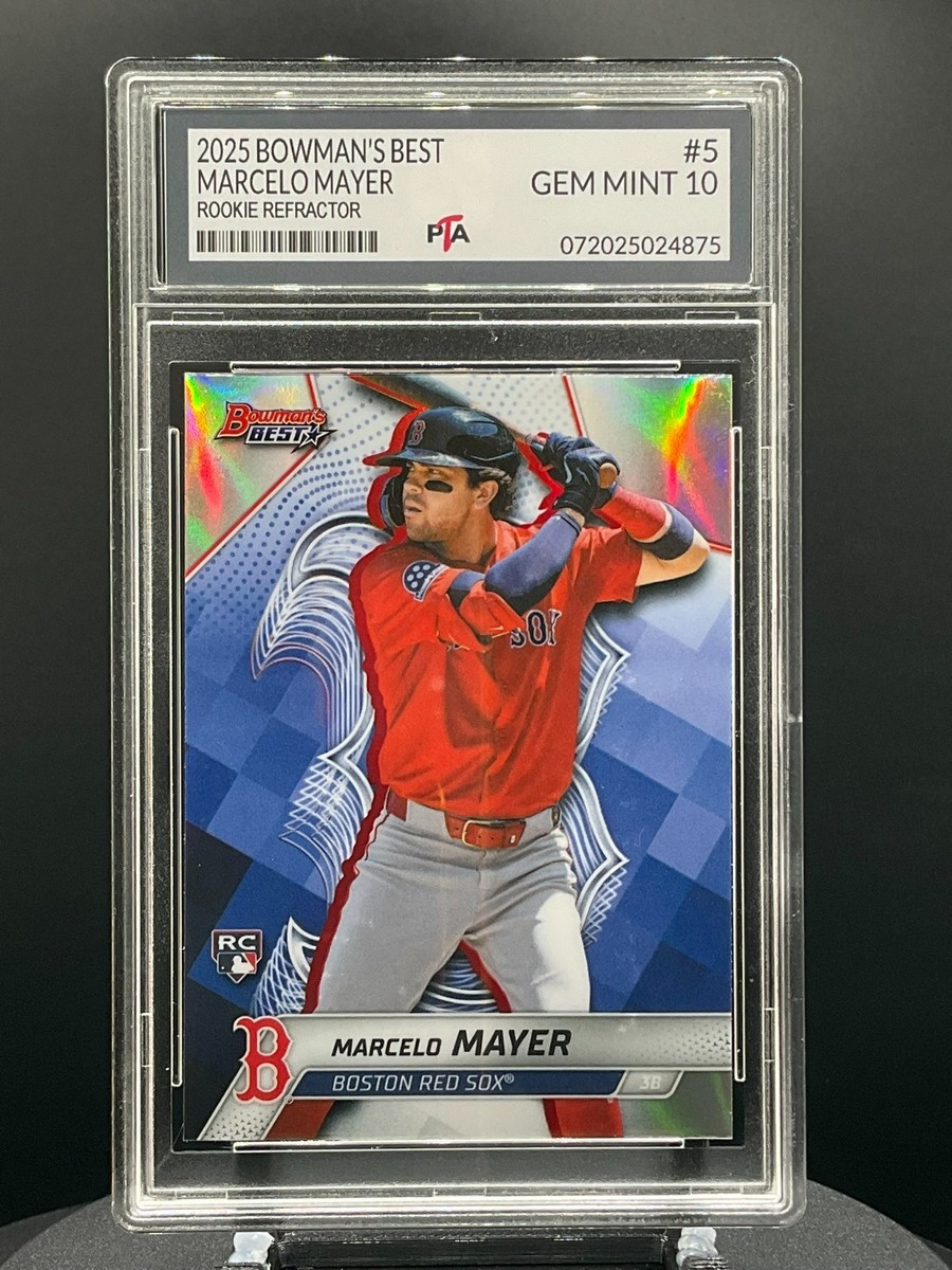 2025 Bowman's Best #5 Marcelo Mayer Rookie Refractor RED SOX~ GEM