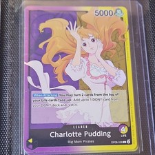 Bandai One Piece CCG Charlotte Pudding Leader Two Legends OP08-058 5000 English