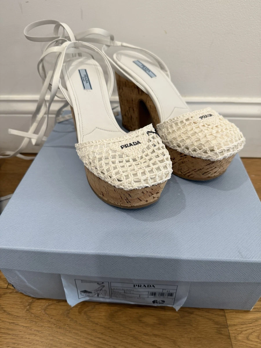PRADA White Heels for Women for sale | eBay