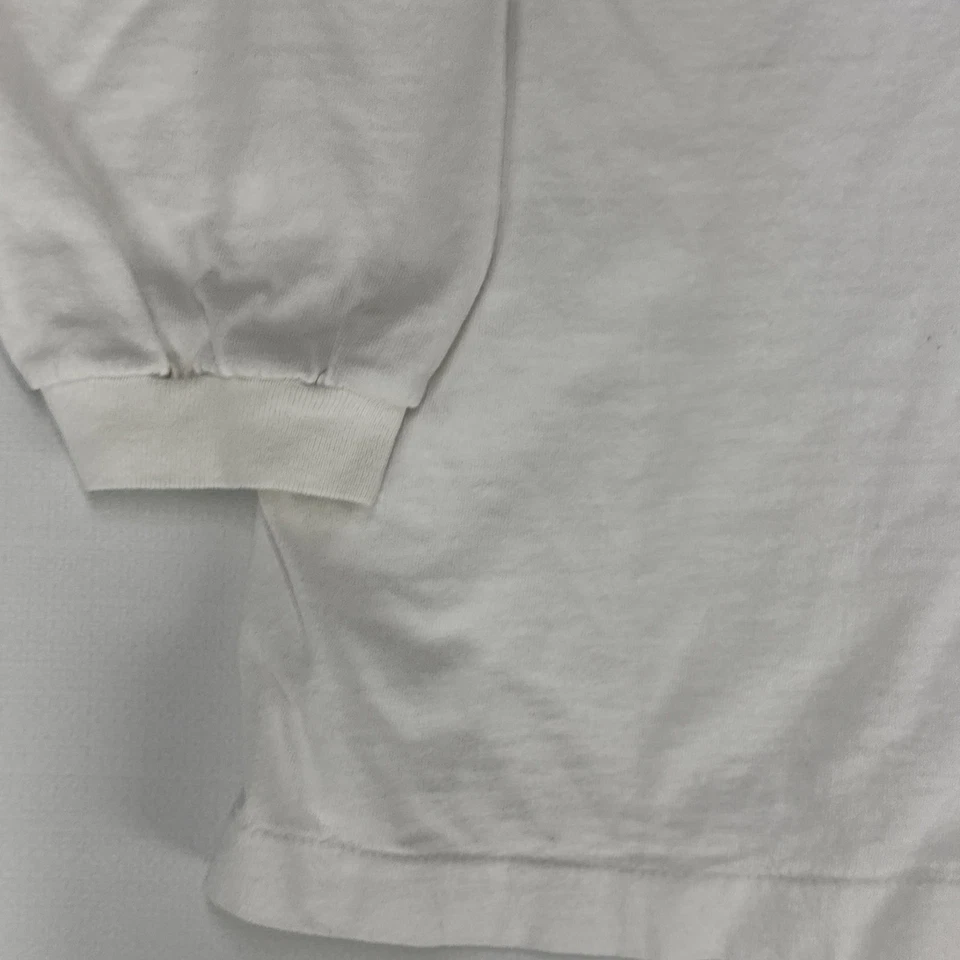 Vintage ASICS 1994 IOWA GAMES T Shirt Adult Large White Double Sided USA Made - image 4 of 4