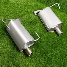 2x Silenziatore Posteriore per SUBARU OUTBACK 2.0D & FORESTER 2.0 2.5 AWD