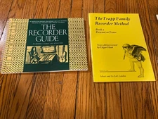 The Recorder Guide & Trapp Family Recorder Method books new ship tomorrow