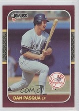 1987 Donruss Opening Day Box Set Dan Pasqua #244 0b5