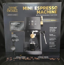 Thyme & Table Barista Mini Espresso Machine, TT1538R Slate Grey
