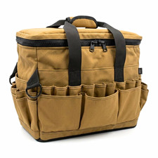 Heavy Duty 1000D Nylon Tool Bag - 77 Total Pockets - Coyote Brown USA Made