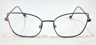 CAROLINE ABRAM Paris VEGAS grüne Cat-Eye Damenbrille/eyeglasses 575 F0 56/18 138