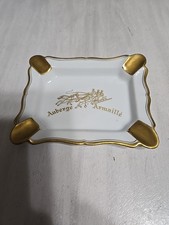 Ancien cendrier porcelaine Paris France Limoges Inn Auberge d'Armmaille 