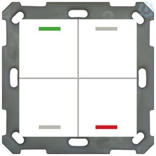 MDT KNX Taster Light 55 4fach RW glänzend BE...