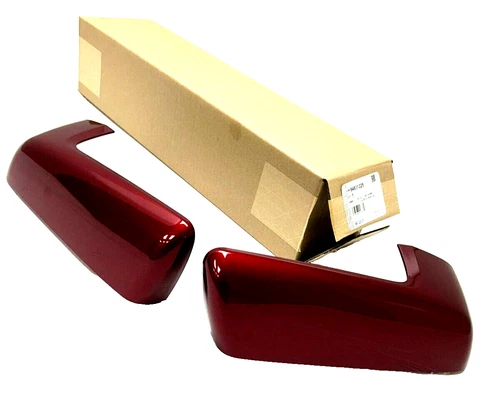 84831225 GM LH RH Cayenne Red Top Mirror Covers Set x2 2019-2022 Silverado 1500