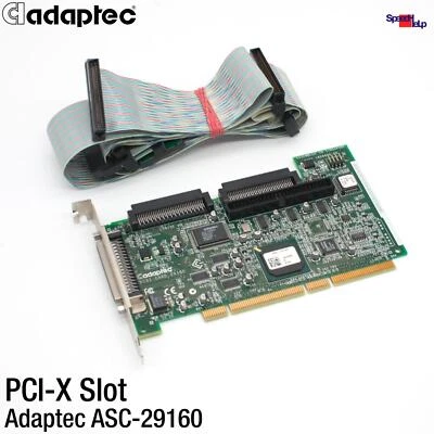 Adaptec ASC-29160 Ultra Wide SCSI PCI-X Controller Adapter Ultra-2 50-68-Pin Ext - Image 1 of 4