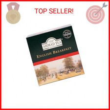Ahmad Tea Black Tea, English Breakfast Teabags, 100 ct - Caffeinated and Sugar-F