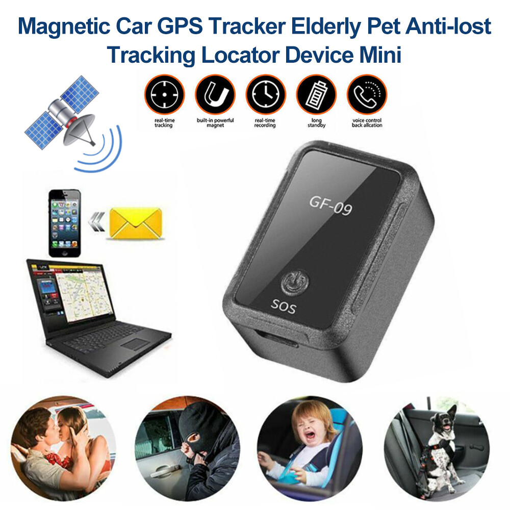Gf09 Mini Magnetic Gps Tracker Real-Time Car Truck Vehicle Locator Gsm Gprs