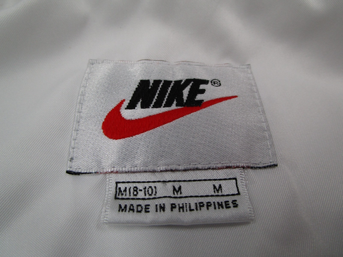 Vintage Nike Jacket Boys Medium 8-10 White Tennis Court Challenge Full Zip 90s - Picture 2 of 14
