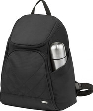 11" Travelon Tablet Backpack Anti-theft Travel Carry On Bag Black For Men Women