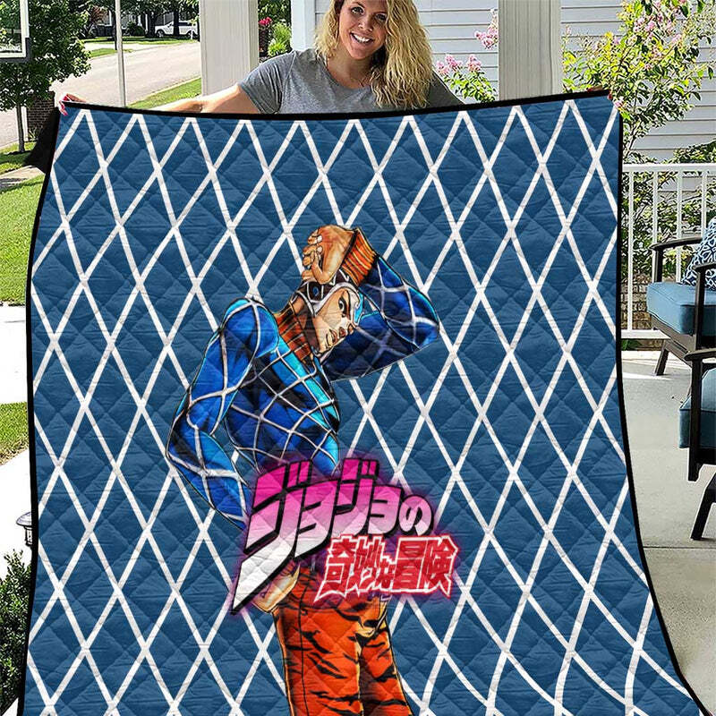 Guido Mista Jojos Bizarre Adventure Quilt Anime Uniform Pattern Style TS04